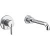 CIA Chrome Single Handle Wall Mount Tub Filler High Flow Tub Faucet with 10″ Spout Reach, WT6221