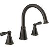 Moen 86924BRB Deck Mounted Roman Tub Faucet Trim from the Banbury Collection, Mediterranean Bronze