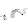 Moen Chateau Chrome Two-Handle Low Arc Roman Tub Faucet Valve Required, T990(Chrome)