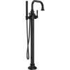Moen S44507BN Colinet One-Handle Traditional Freestanding Floor Mount Tub Filler with Handshower, Brushed Nickel(Matte Black)