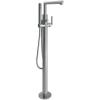 Moen S93005 Arris One-Handle Modern Freestanding Floor Mount Tub Filler with Handshower, Chrome(Chrome)