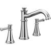 Moen T9023NL Belfield Two-Handle Deck Mounted Roman Tub Faucet, Valve Required, Polished Nickel(Chrome)