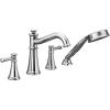 Moen T9024NL Belfield Roman Tub Faucet Trim Kit with Handshower, Polished Nickel(Chrome)