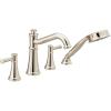 Moen T9024NL Belfield Roman Tub Faucet Trim Kit with Handshower, Polished Nickel(Polished Nickel)
