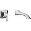 Voss Chrome Single Handle Wall Mount Tub Filler High Flow Tub Faucet with 10″ Spout Reach, WT691