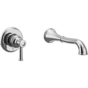 Belfield Chrome Single Handle Wall Mount Tub Filler High Flow Tub Faucet with 10″ Spout Reach, WT9021