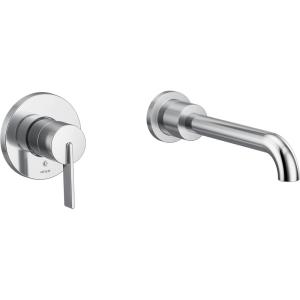 CIA Chrome Single Handle Wall Mount Tub Filler High Flow Tub Faucet with 10″ Spout Reach, WT6221