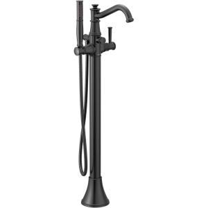 Moen Belfield Chrome One-Handle Freestanding Floor Mount Tub Filler with Handshower, 9025BL