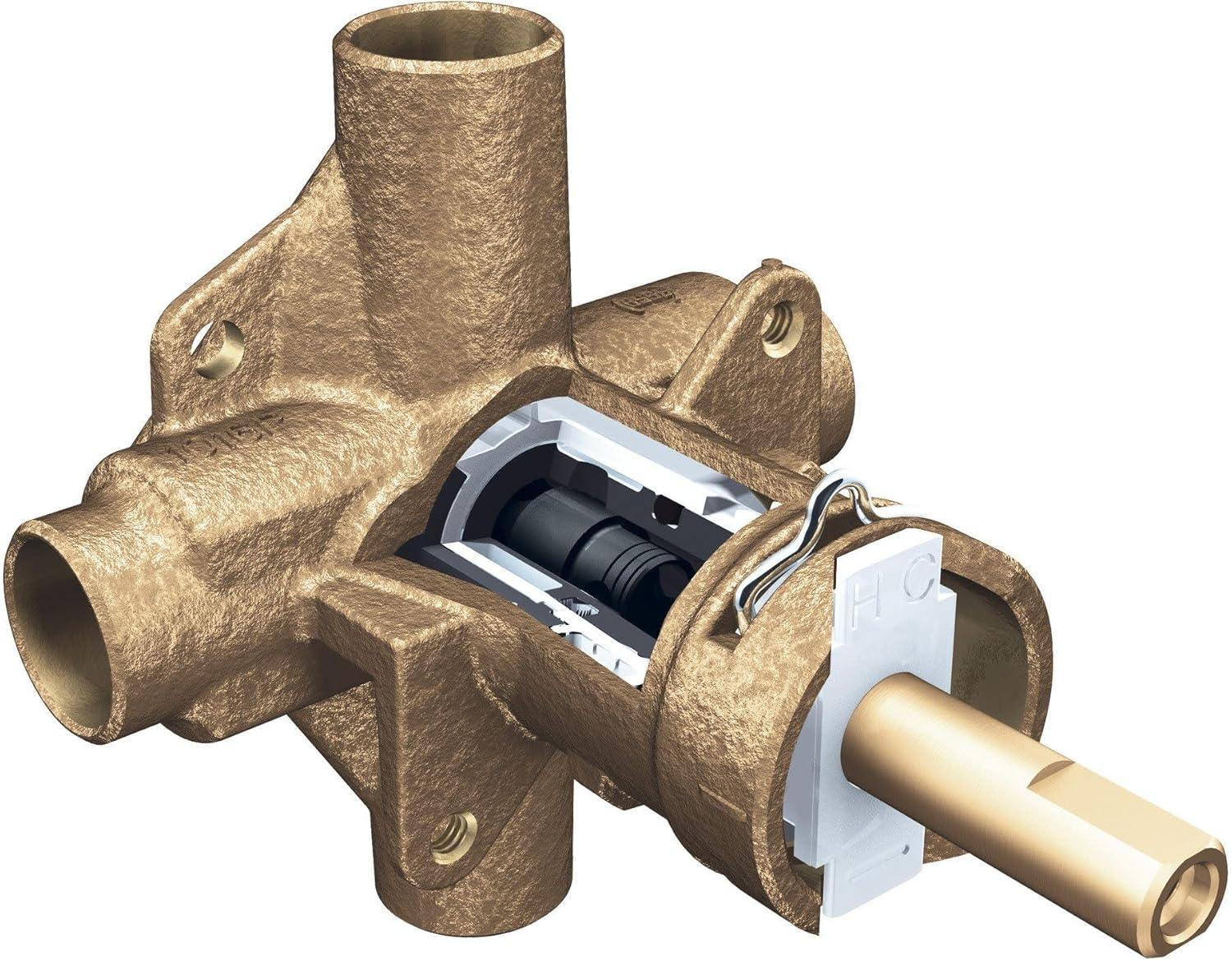 image:imageMoen PosiTemp Rough In Pressure Balancing Shower Valve 12 CC Connection Part Number 252005