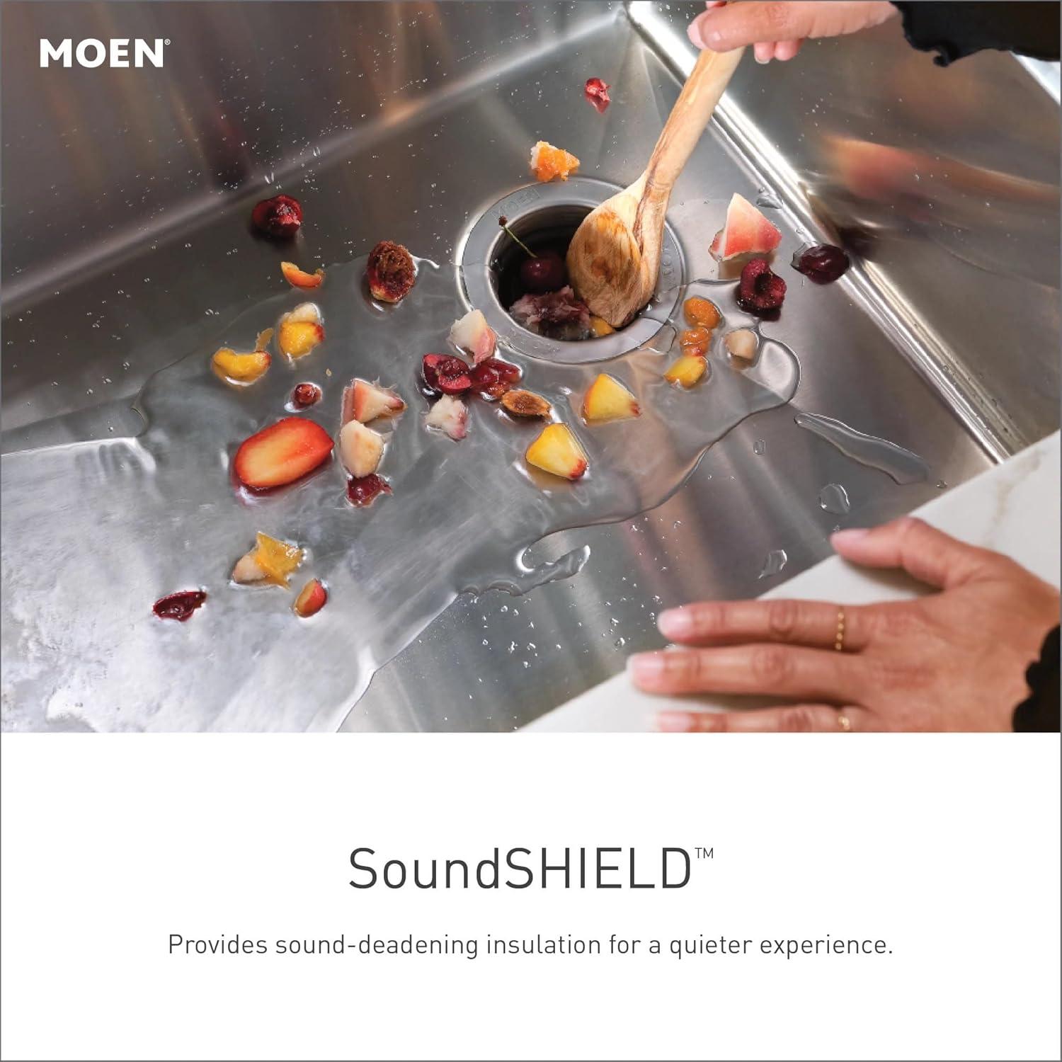 image:imageMoen Prep 18Gauge Single Stainless Steel Bowl Undermount 22 x 18 Single Bowl Kitchen Sink G18185
