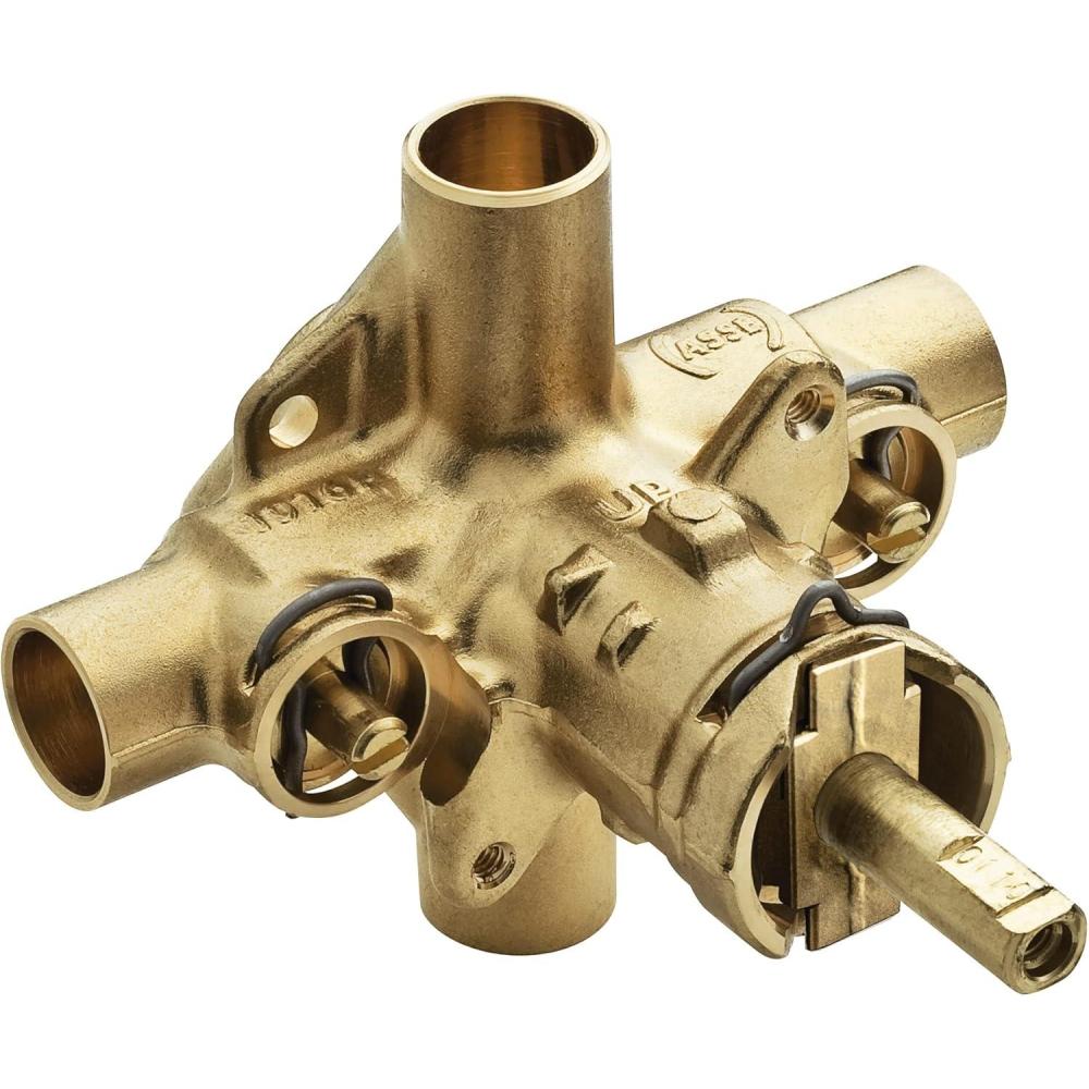 image:imageMoen Commercial PosiTemp Pressure Balancing Shower Valve with Stops 12Inch Sweat CC Connections and 14 Turn Stops 8371HDPack of 1
