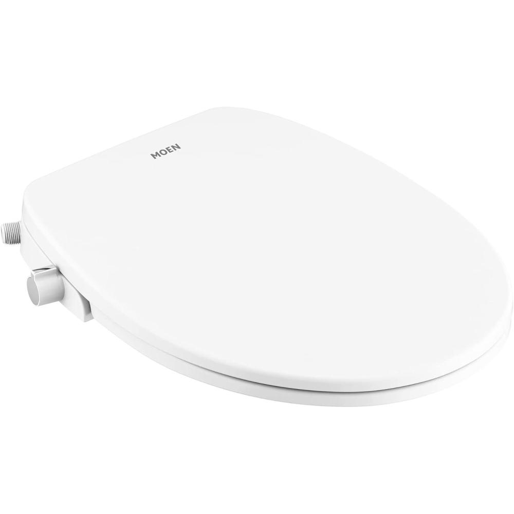image:imageMoen EB500R 2Series Standard NonElectronic Bidet Seat for Round Toilets White