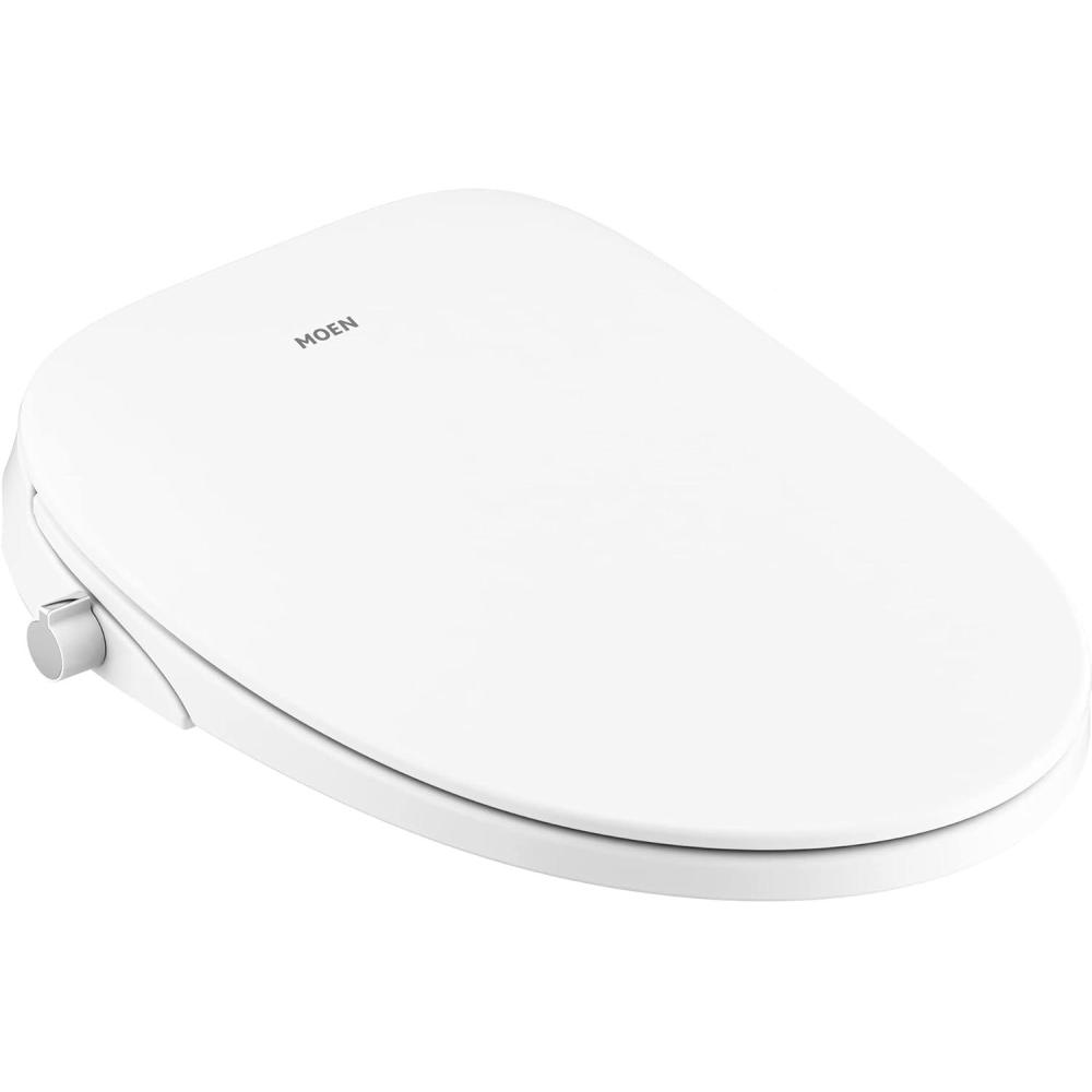 image:imageMoen EB800 2Series Standard Electric Bidet Elongated Toilets in White with Heated Seat