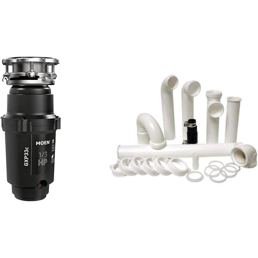 image:imageMoen GXP33C Lite Series PRO Compact Continuous Feed Garbage Disposal and Installation Kit