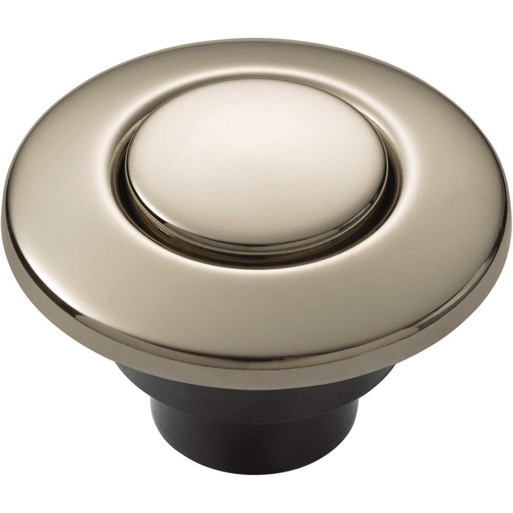 image:imageMoen Polished Nickel Garbage Disposal Air Switch Coordinating Decorative Button Decorative Button Only Housing Required AS4201NL