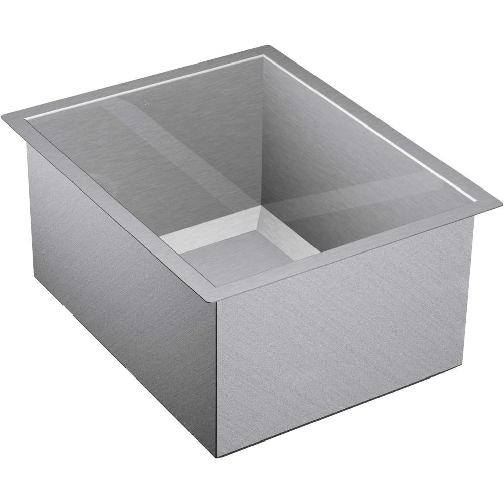 image:imageMoen Prep 16Gauge Stainless Steel Undermount 16 x 20 Single Bowl Kitchen or Bar Sink G16430
