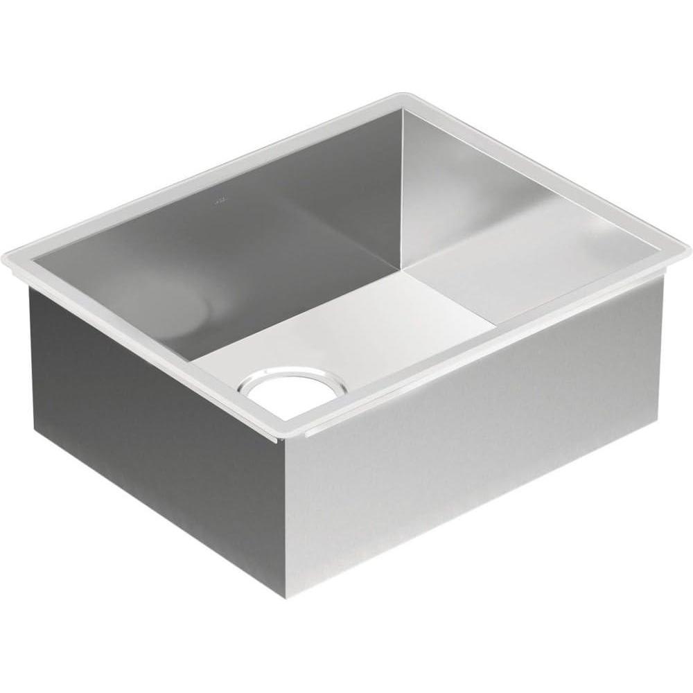 image:imageMoen Prep 18Gauge Single Stainless Steel Bowl Undermount 22 x 18 Single Bowl Kitchen Sink G18185