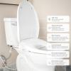 Moen 3-Series Biscuit Standard Electronic Bidet Seat with Remote Control for Elongated Toilets, Electrical Outlet Required, EB1500-EBS
