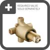 Moen Commercial Three Way Diverter Shower Valve, M-Pact Common Valve System, Replacement Part, Brass, Standard 1/2 Inch Connection, 3360(Pack of 1)