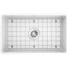 Moen FC301810 Apron-Front Fireclay Single Bowl Undermount Kitchen Sink, 30″, White