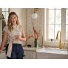 Moen FC331910 Apron-Front Fireclay Single Bowl Undermount Kitchen Sink, 33″, White