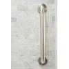 Moen Home Care Bathroom Safety 24 Inch Stainless Steel Handicap Grab Bar for Bathtub and Shower, Slip Resistant Peened Texture, Elderly Assistance Product, Polished Brass, R8724P(Stainless)