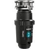 Moen Host Series 3/4 HP Continuous Feed Garbage Disposal with Sound Reduction for Kitchen Sink, Power Cord Included, GXS75C(0.5 HP)