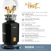 Moen Host Series 3/4 HP Continuous Feed Garbage Disposal with Sound Reduction for Kitchen Sink, Power Cord Included, GXS75C(3/4 HP)