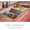 Moen Luxe Chef Stainless Steel Undermount Single Bowl Sink 27×19, GS161600R