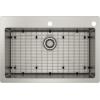 Moen Prep 18-Gauge Stainless Steel Dual Mount 33″ x 22″ x 9″ Double Bowl Low-Divide Kitchen Sink with Bottom Grids Included, GS182082B(Single Bowl)