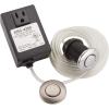 Moen ARC-4200-CH/SN Disposer Air Switch Controller for Under Sink Garbage Disposal, Chrome/Satin Nickel