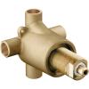Moen Commercial Three Way Diverter Shower Valve, M-Pact Common Valve System, Replacement Part, Brass, Standard 1/2 Inch Connection, 3360(Pack of 1)