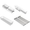 Moen GA778 Luxe Chef Workstation System Accessory Bundle, Includes Strainer, Utensil Bin, Prep Bins, and Stainless-Steel Drying Racks