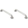 Moen Home Care Bathroom Safety 12 Inch Stainless Steel Handicap Grab Bar for Bathtub and Shower, Elderly Assistance Product with Concealed Screws, 8912(12 Inch (Pack of 2))