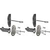 Moen SMA1005CH Home Care Securemount Anchor, 1 Anchor, Chrome(1 Count (Pack of 2))