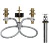 Moen Widespread Bathroom Sink Faucet Rough In Water Valve with Drain Assembly, 9000(0.5)