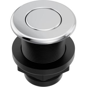 Moen Chrome Garbage Disposal Air Switch Coordinating Decorative Button, Decorative Button Only, Housing Required, AS-4201-CH