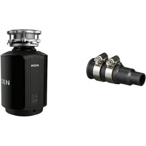 Moen Host Series 3/4 HP Continuous Feed Garbage Disposal with Sound Reduction for Kitchen Sink, Power Cord Included, GXS75C(3/4 HP)