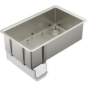 Moen Luxe Chef Stainless Steel Undermount Single Bowl Sink 33×19, GS161400R