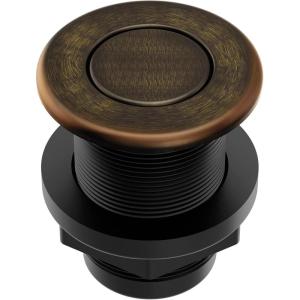 Moen Mediterranean Bronze Garbage Disposal Air Switch Coordinating Decorative Button, Decorative Button Only, Housing Required, AS-4201-BRB