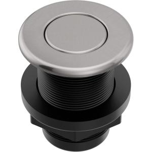 Moen Satin Nickel Garbage Disposal Air Switch Coordinating Decorative Button, Air Switch Sold Separately AS-4201-SN
