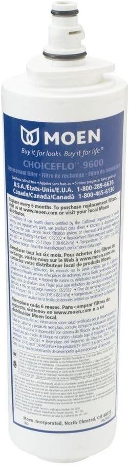 image:imageMoen 9601 ChoiceFlo Replacement Water Filter Compatible with Moen Sip Filtered Kitchen Faucets2