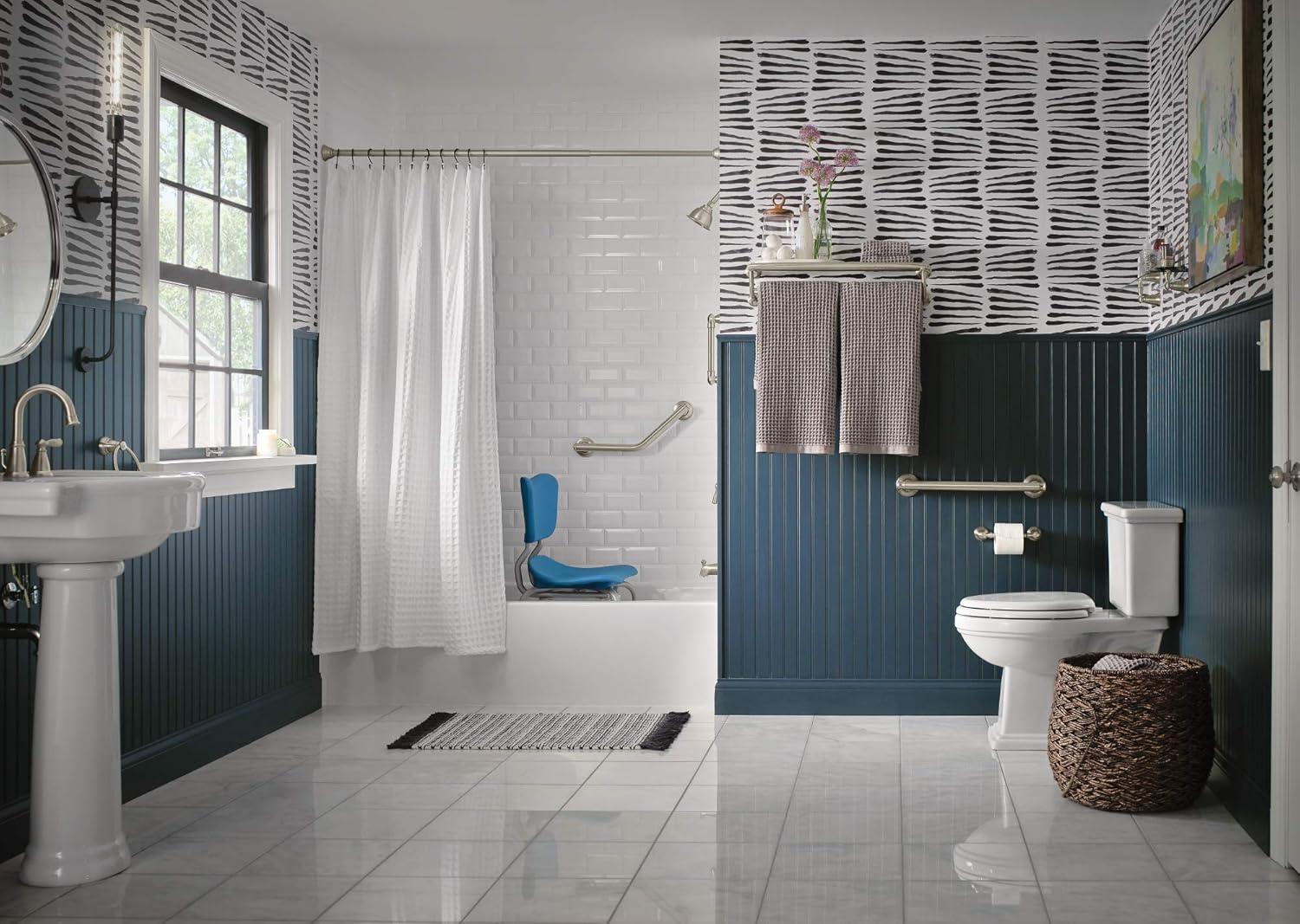 image:imageMoen MYG2609CH Banbury Banbury 9 Designer Bathroom Hand Grip ChromeBrushed Nickel