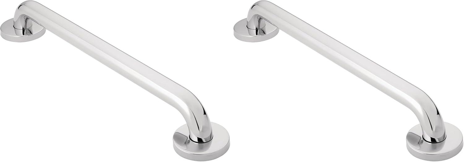 image:imageMoen R8718PS Bathroom Safety 18Inch Grab Bar with Concealed Screws StainlessPolished Stainl