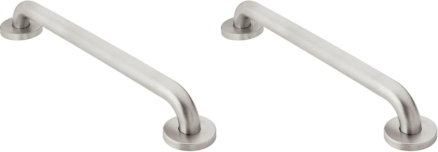 image:imageMoen R8916P Bathroom Safety 16Inch Stainless Steel Bathroom Grab Bar StainlessPeened