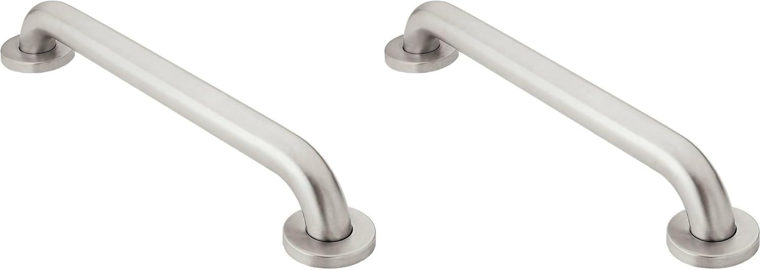 image:imageMoen R8916P Bathroom Safety 16Inch Stainless Steel Bathroom Grab Bar StainlessStainless