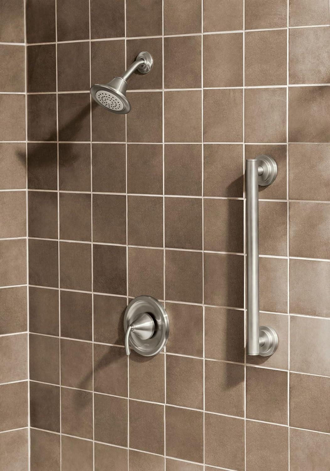 image:imageMoen YG0736BN Bathroom Safety 36Inch Stainless Steel Modern Bathroom Grab Bar Brushed NickelBrushed Nickel