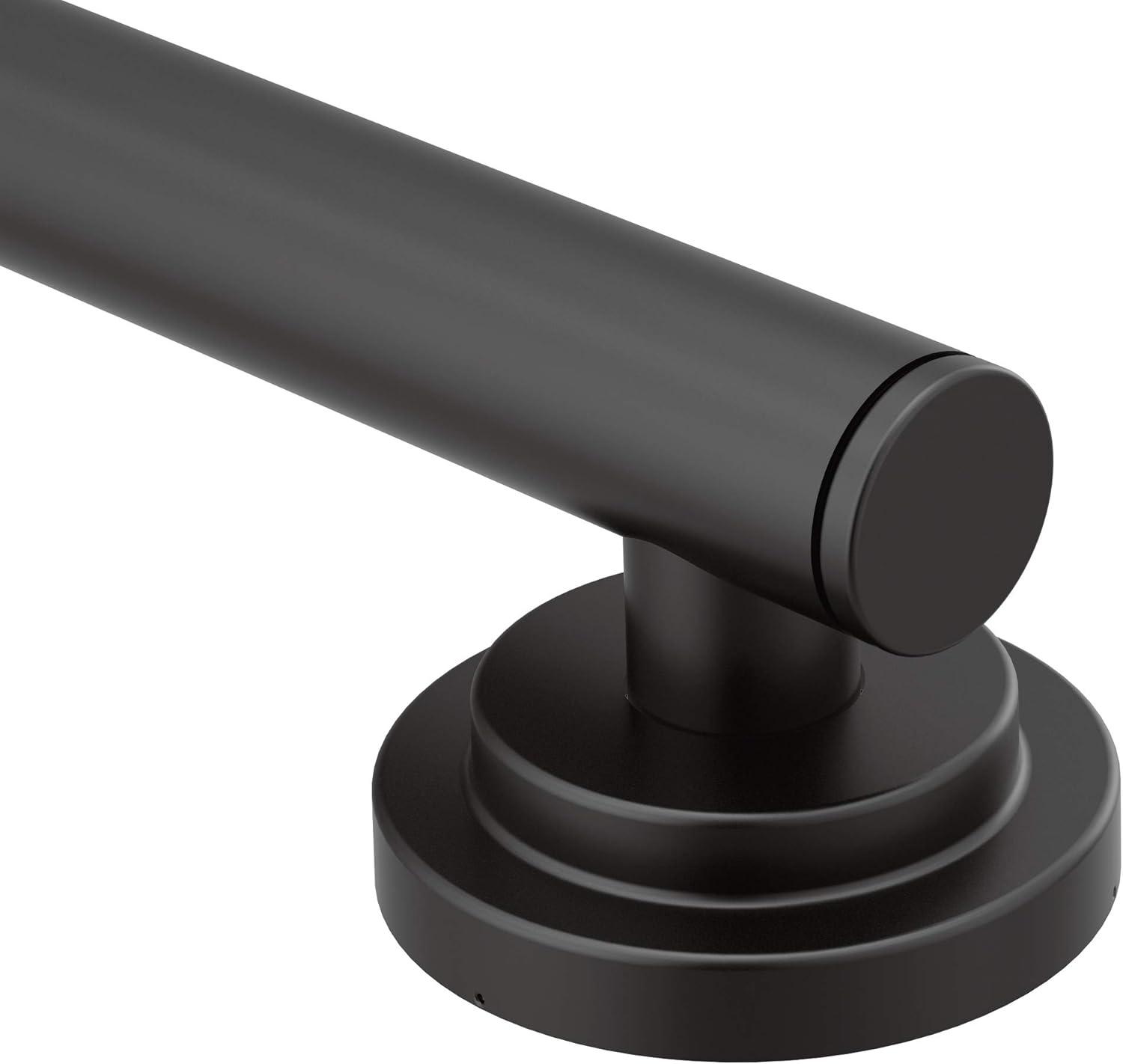 image:imageMoen YG0736BN Bathroom Safety 36Inch Stainless Steel Modern Bathroom Grab Bar Brushed NickelMatte Black