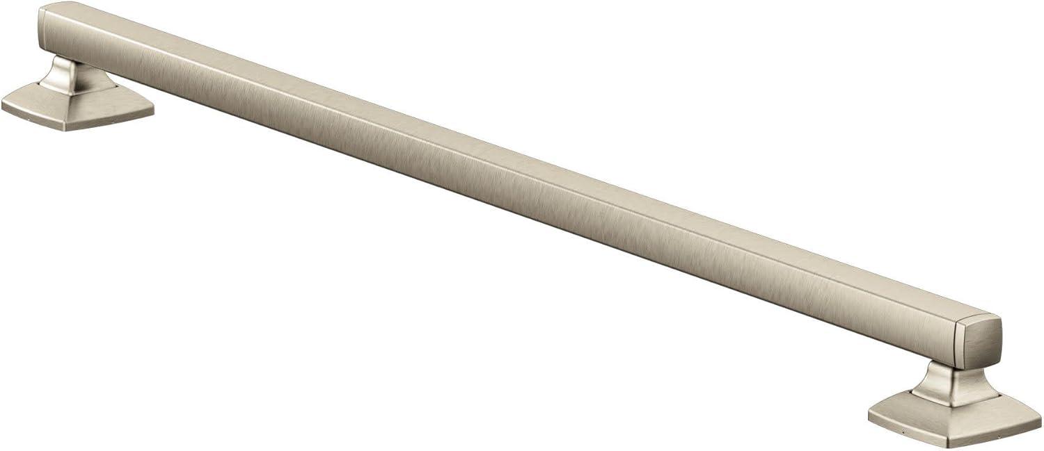 image:imageMoen YG5124NL Bathroom Safety 24Inch Stainless Steel Transitional Bathroom Grab Bar Polished NickelNickel