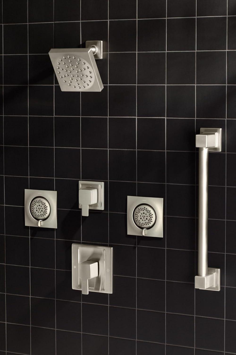 image:imageMoen YG8836BN Bathroom Safety 36Inch Stainless Steel Modern Bathroom Grab Bar Brushed NickelBrushed Nickel